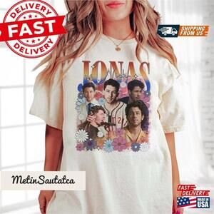 Jonas Nick Shirt Floral T-Shirt Brother  Unisex